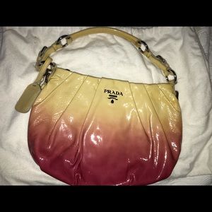 Prada Patent Ombré Hobo